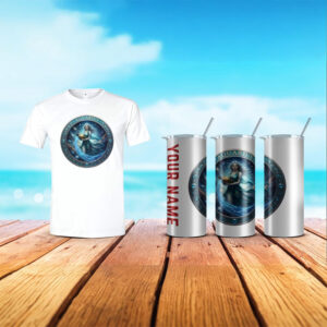 Aquarius Tee and Tumbler 01000